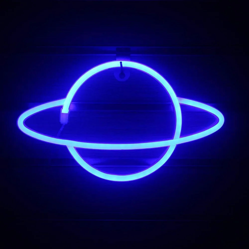 1pc Lightning Neon Light, Creative LED Sign Wall Light USB/Battery Night Light for Home Bedroom Party Christmas Decor Kid Gift